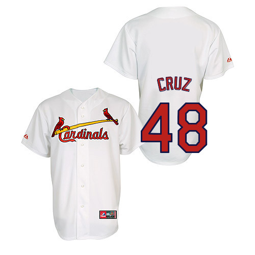 Tony Cruz #48 Youth Baseball Jersey-St Louis Cardinals Authentic Home Jersey by Majestic Athletic MLB Jersey